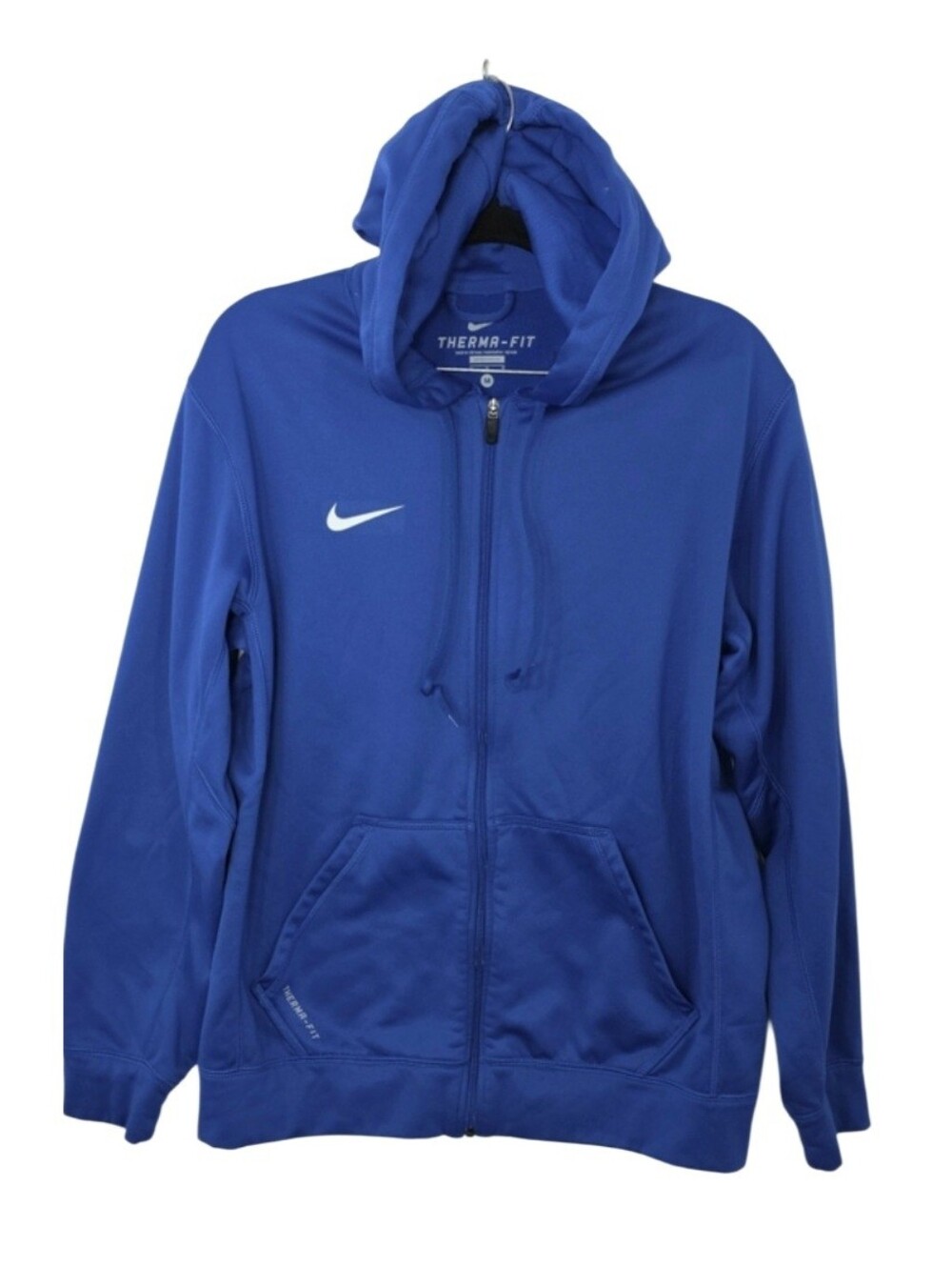 Nike Blue Therma-FIT Full-Zip Hooded Jacket Size M Medium